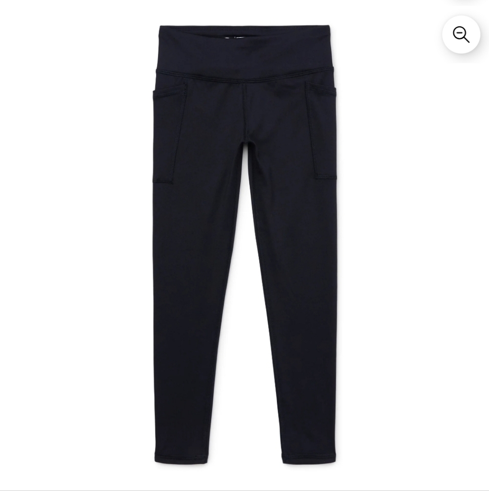 Athletic Works Girls Active Leggings with UPF 30, Size‎ 10- 12 Plus 2 x $10.